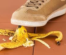 banana peel--mistake