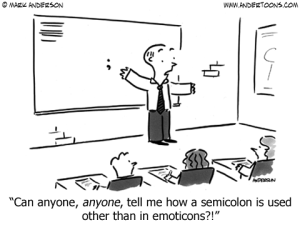 semicolon cartoon