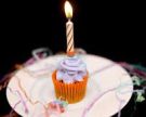 cake with one candle