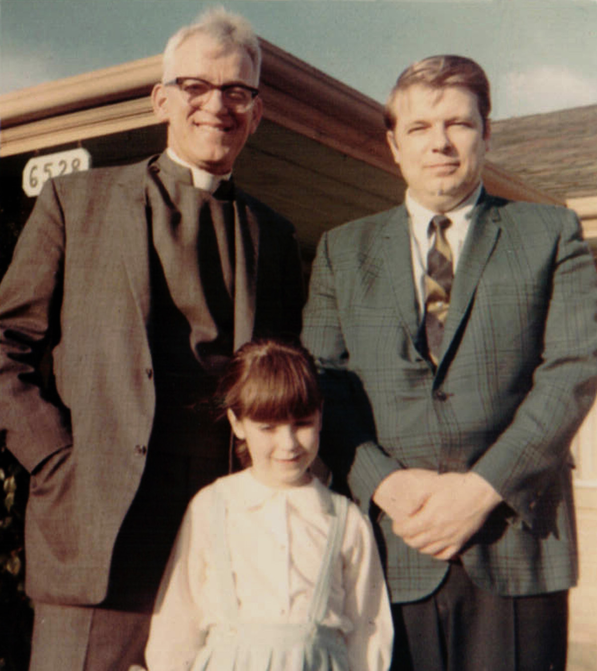 Pastor Steen, Dad, and I 1968